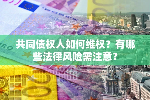 武汉共同债权人如何维权？有哪些法律风险需注意？