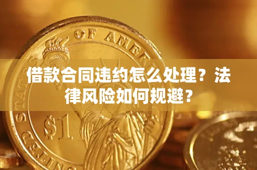 武汉借款合同违约怎么处理？法律风险如何规避？